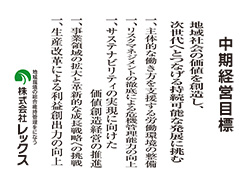 中期経営目標
